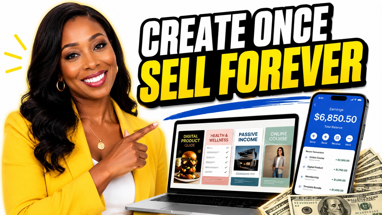 Read more about the article This Is What I’d Sell Online If I Had to Start Over: Build Passive Income by Selling Digital Products