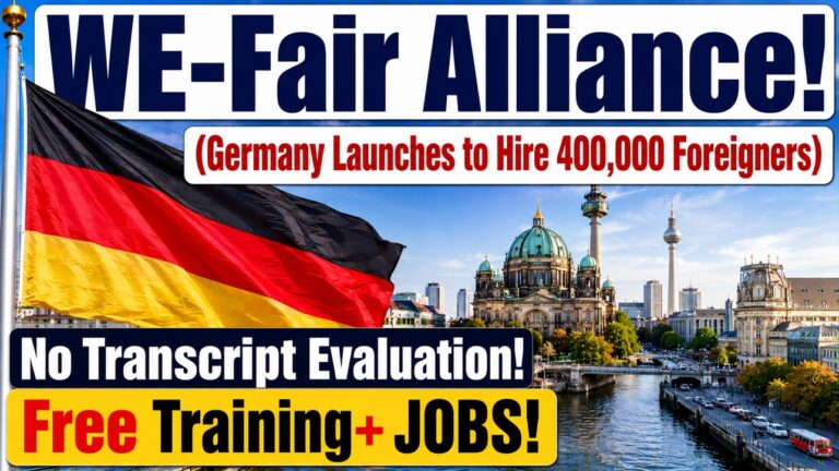 Germany Launches WE-Fair Alliance to Hire 400,000 Foreigners