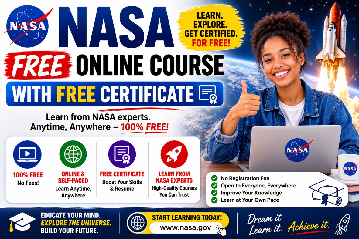 You are currently viewing NASA Free Online Course with Free Certificate 2026: