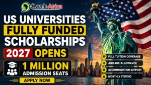 Read more about the article US Universities Fully Funded Scholarships 2027 Opens 1 Million Admission Seats