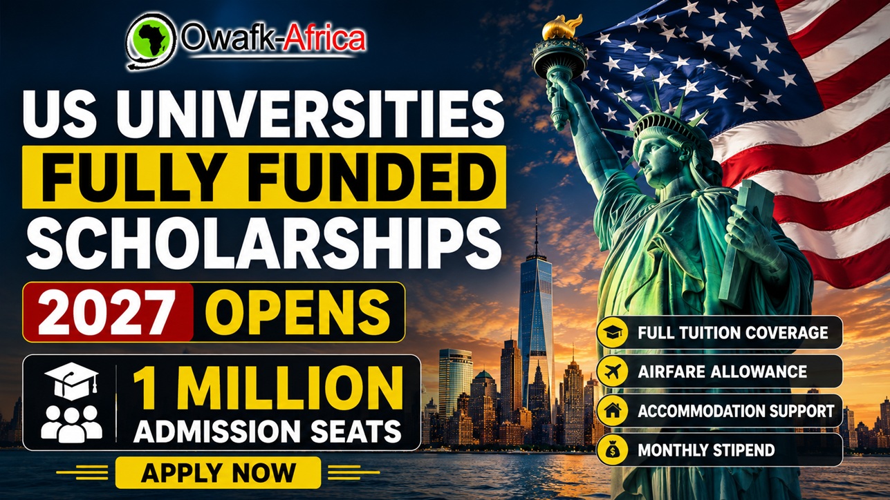 You are currently viewing US Universities Fully Funded Scholarships 2027 Opens 1 Million Admission Seats