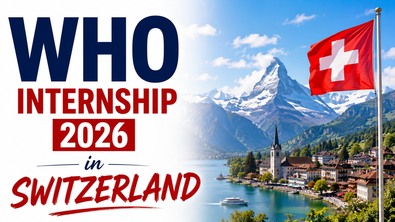 You are currently viewing WHO Internship 2026 in Switzerland (Funded Internship)