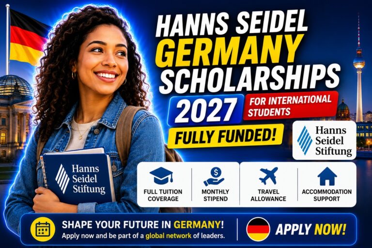 Hanns Seidel Germany Scholarships 2027 for International Students (Fully Funded)