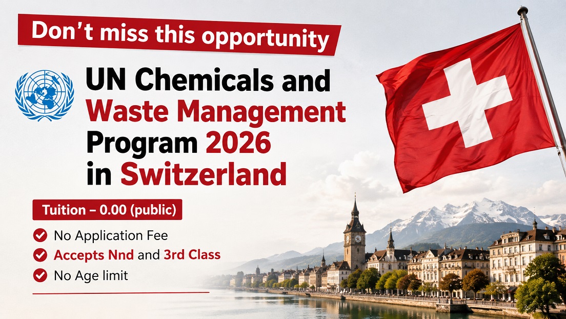 You are currently viewing UN Chemicals and Waste Management Study Program 2026 in Switzerland — Fully Funded