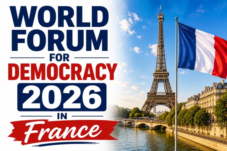 World Forum for Democracy 2026 in France