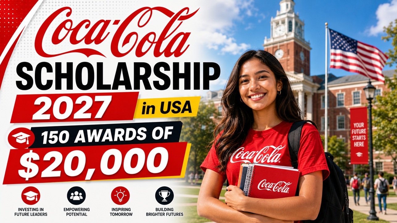 Read more about the article Coca-Cola Scholarship 2027 in USA – 150 Awards of $20,000