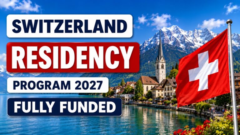 Switzerland Residency Program 2027 – Fully Funded