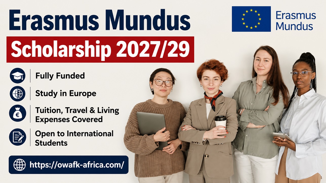 You are currently viewing Erasmus Mundus Scholarship 2027/29 (Fully Funded)