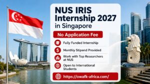 Read more about the article NUS IRIS Internship 2027 in Singapore: Fully Funded