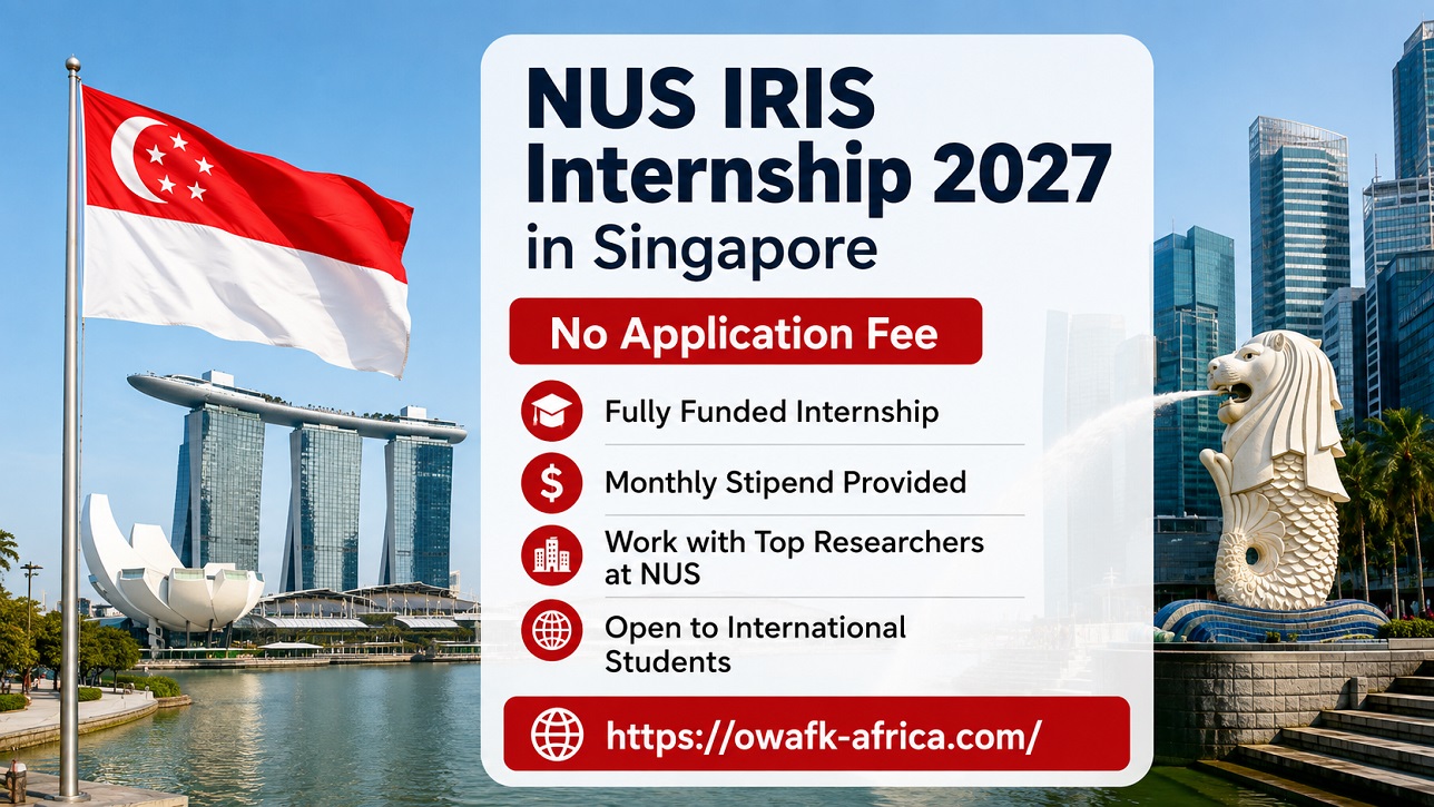You are currently viewing NUS IRIS Internship 2027 in Singapore: Fully Funded