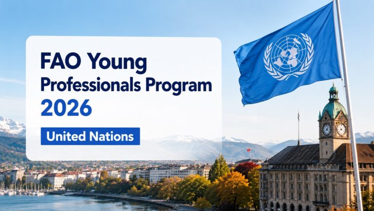 FAO Young Professionals Program 2026 — Fully Funded