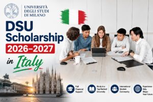 Read more about the article University of Milan DSU Scholarship 2026–2027 in Italy | Fully Funded