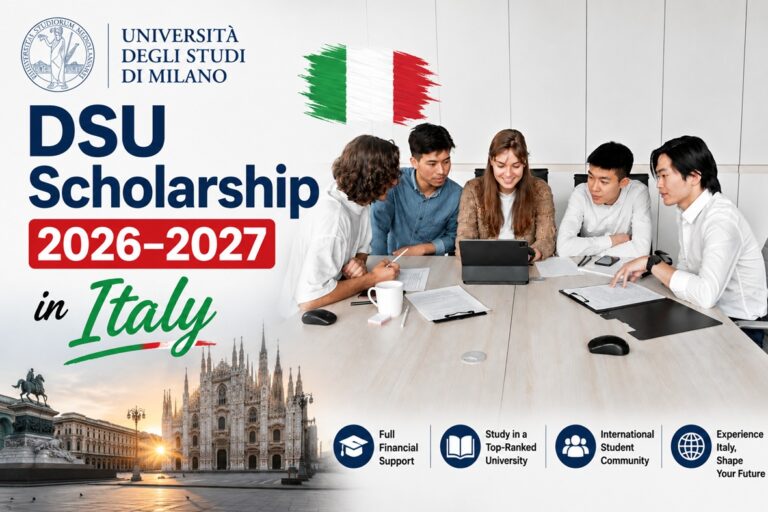 University of Milan DSU Scholarship 2026–2027 in Italy