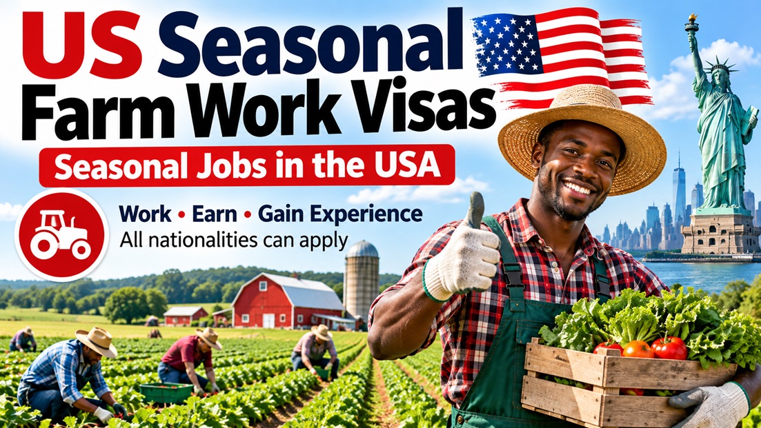 Read more about the article US Seasonal Farm Work Visas: Path to Sponsorship, Flights, and Accommodation (2026 Guide)