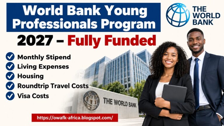 World Bank Young Professionals Program 2027 (WB YPP)