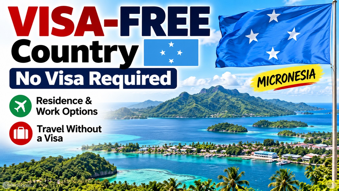 You are currently viewing VISA-FREE Country 🇫🇲 | No Visa Required | Residence & Work Options | Travel Without a Visa