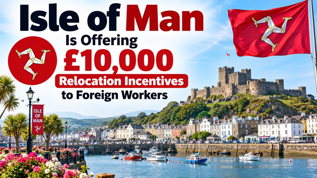 You are currently viewing Isle of Man 🇮🇲 Is Offering £10,000 Relocation Incentives to Foreign Workers
