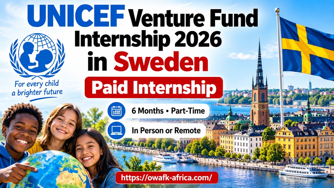 You are currently viewing UNICEF Venture Fund Internship 2026 in Sweden – Paid Internship