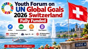 Read more about the article Youth Forum on UN Global Goals 2026 Switzerland – Fully Funded