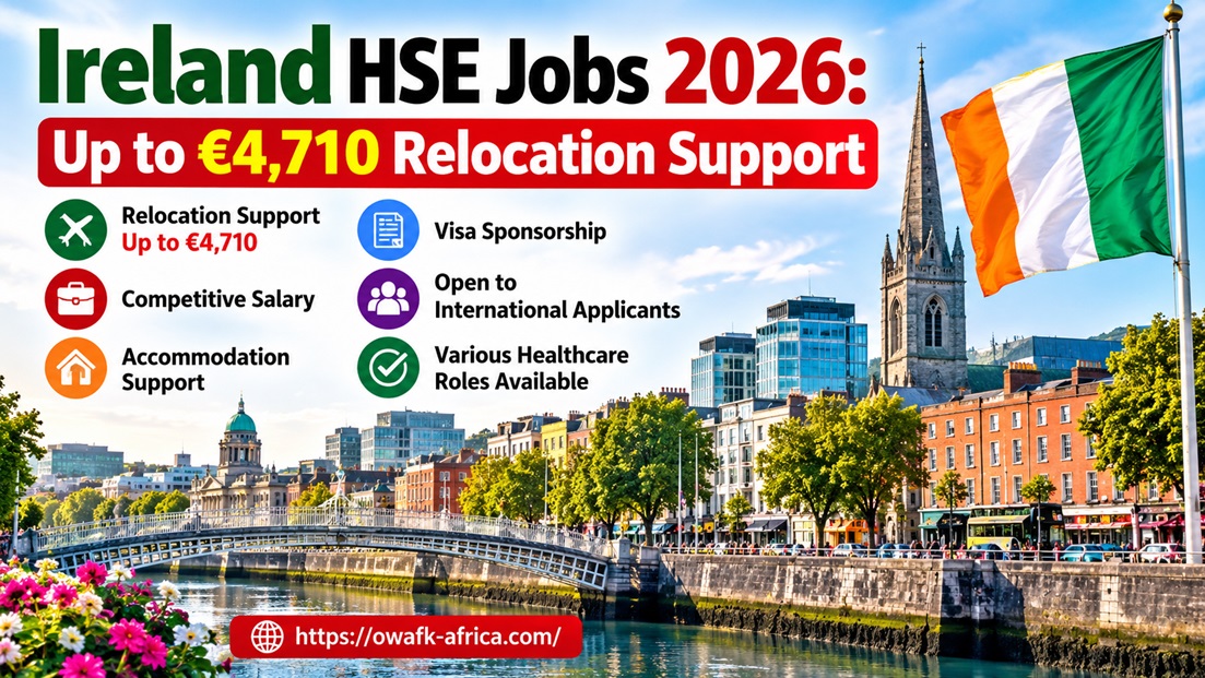 You are currently viewing Ireland HSE Jobs 2026: Up to €4,710 Relocation Support for International Workers