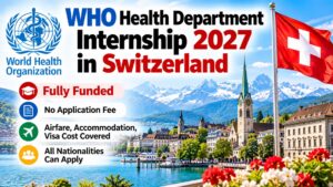 Read more about the article WHO Health Department Internship 2027 in Switzerland – Funded Internship