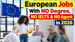 Read more about the article European Jobs With NO Degree, NO IELTS & NO Agent in 2026